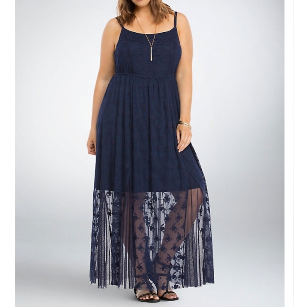 Torrid Blue Size 1 dress. New no tag.